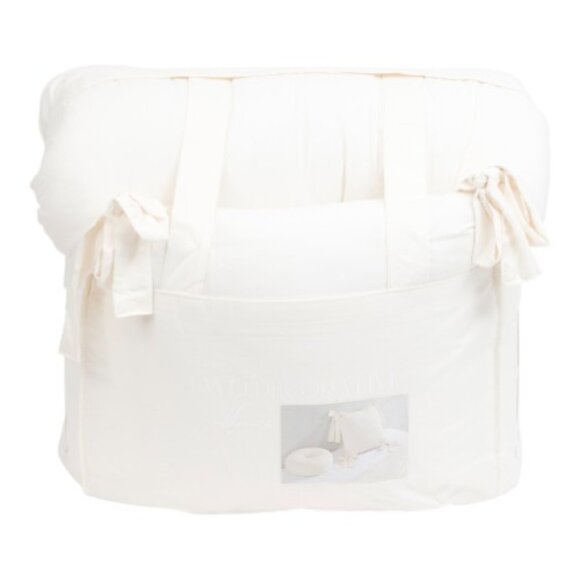 TREASURED 5pc Comforter Set With Bow Accents - Picture 1 of 2